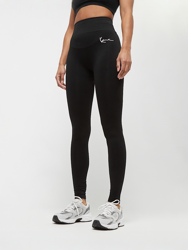Karl Kani, Small Signature Scrunch Leggings, zwart, Afbeelding 1 van 4