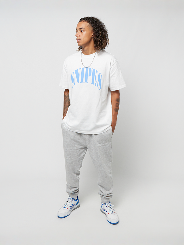 SNIPES, Serif Logo Tee, white, Image 4 of 5