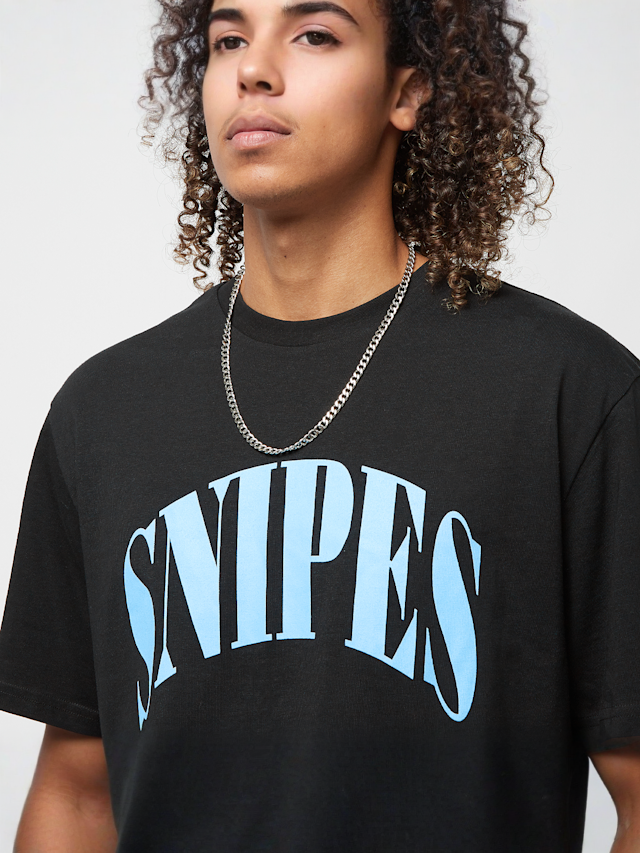 SNIPES, Serif Logo Tee, black, Image 3 of 4