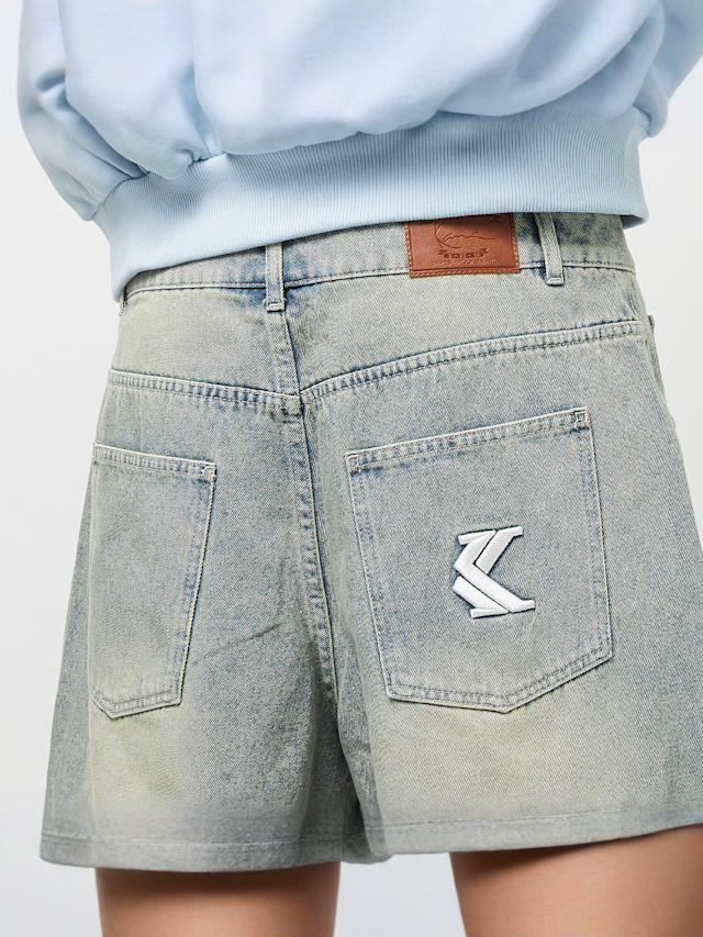 Karl Kani, OG Denim Baggy Jorts, blauw, Afbeelding 4 van 5