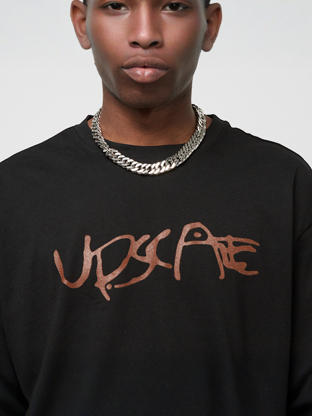 Upscale by Mister Tee, Giza Oversize Tee, zwart, Afbeelding 3 van 5
