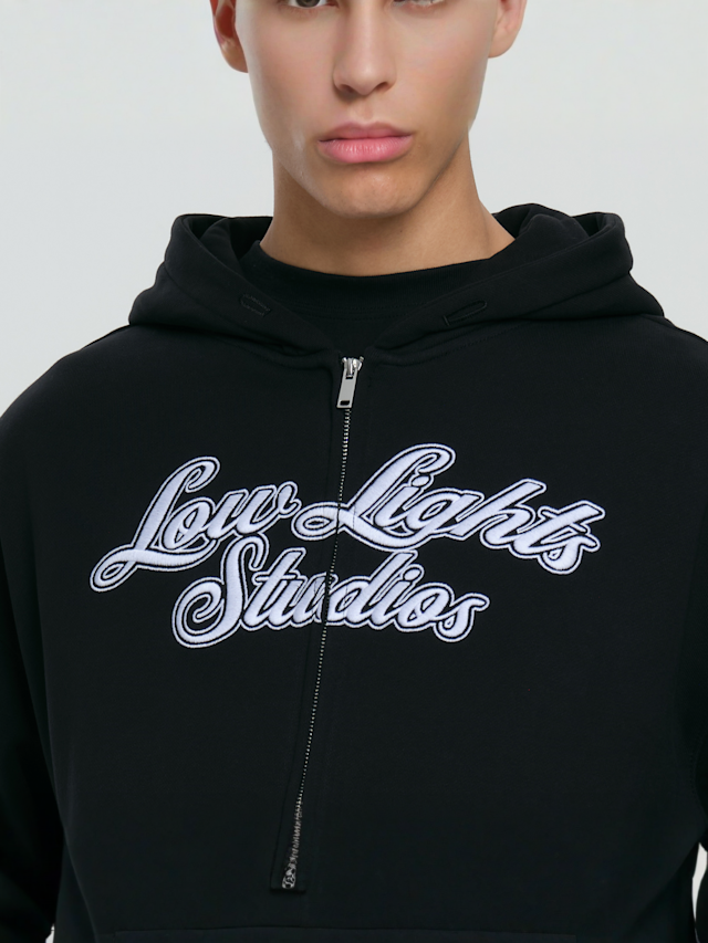 Low Lights Studios, Shutter Zip Hoodie, black, Image 3 of 4