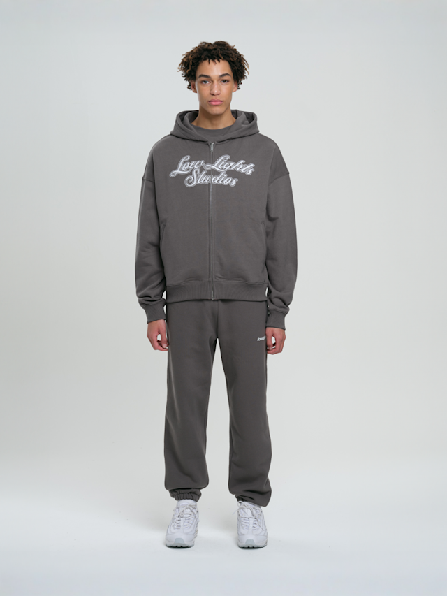 Low Lights Studios, Shutter Zip Hoodie, grey, Image 4 of 4