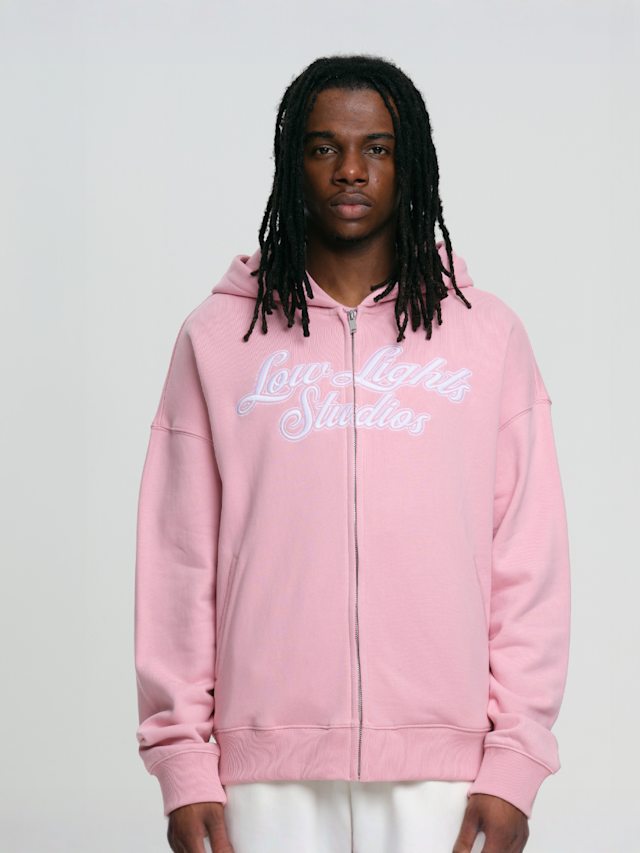 Low Lights Studios, Shutter Zip Hoodie, light pink, Image 1 of 4
