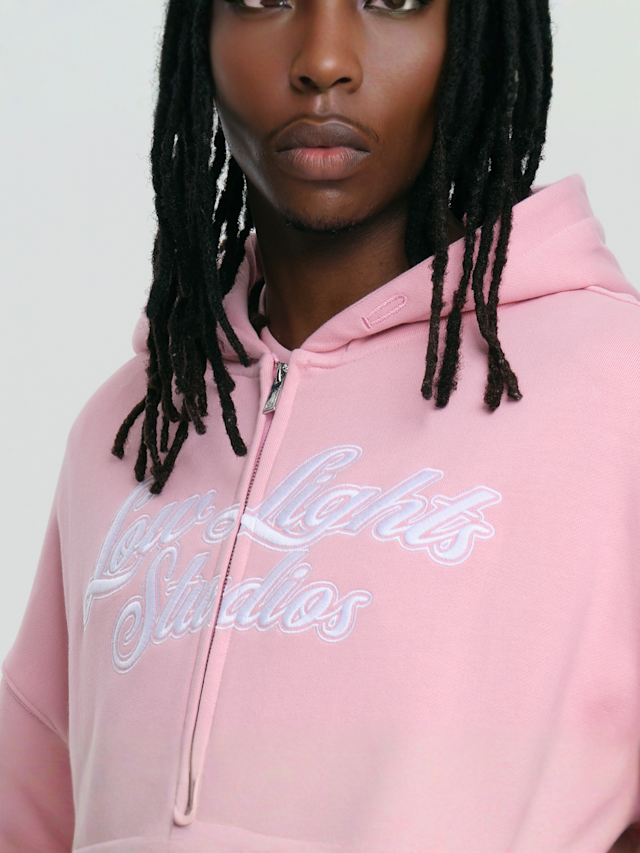 Low Lights Studios, Shutter Zip Hoodie, light pink, Image 3 of 4