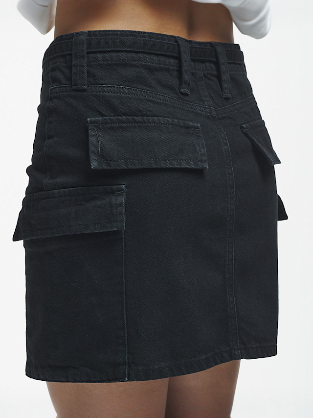 2Y STUDIOS, Nisha Pocket Skirt, black, Image 4 of 5