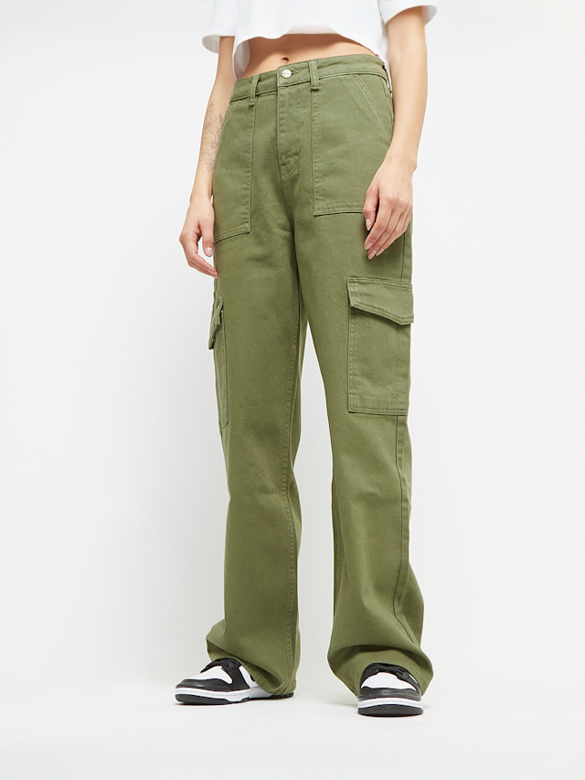 2Y STUDIOS, Lona Cargo Jeans, groen, Afbeelding 1 van 7