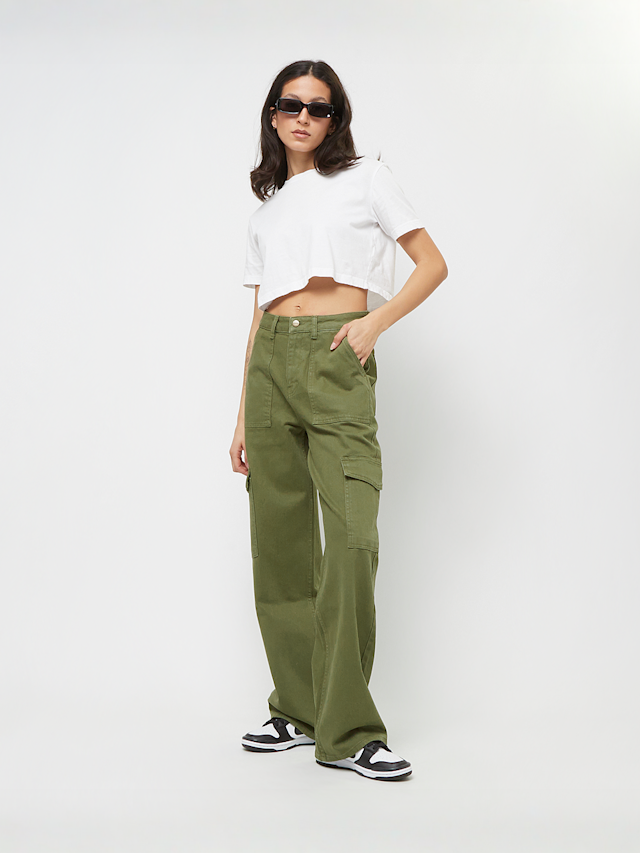 2Y STUDIOS, Lona Cargo Jeans, zielony, Obraz 7 z 7