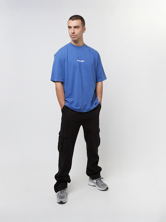 Pegador, Colne Logo Oversized Tee, blue, Image 5 of 5