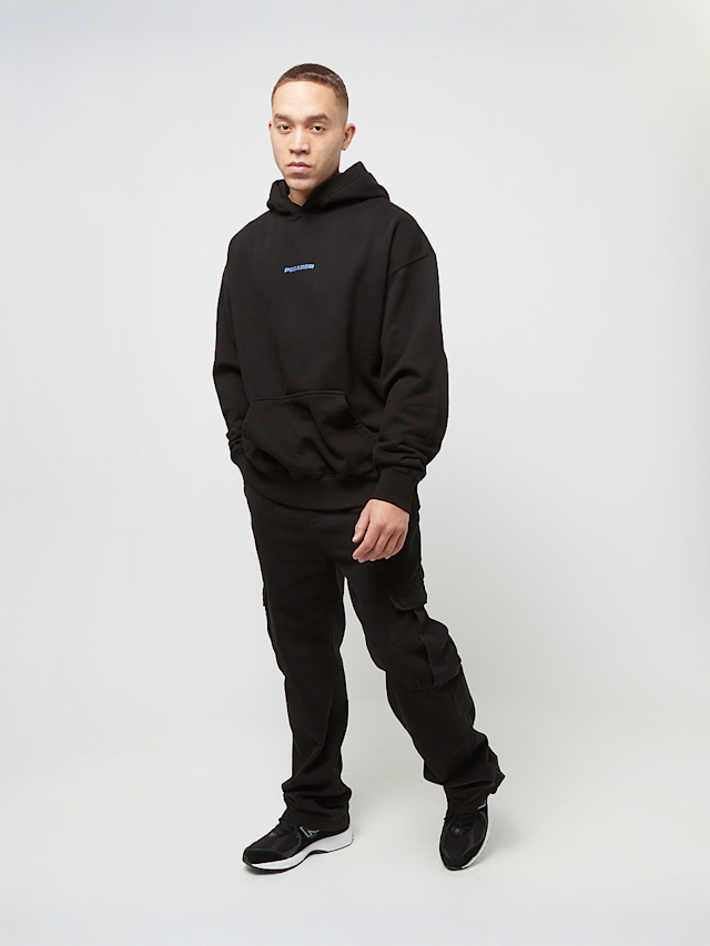 Pegador, Colne Logo Oversized Hoodie, black, Image 4 of 4