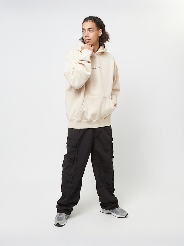 Pegador, Colne Logo Oversized Hoodie, beige, Image 5 of 5