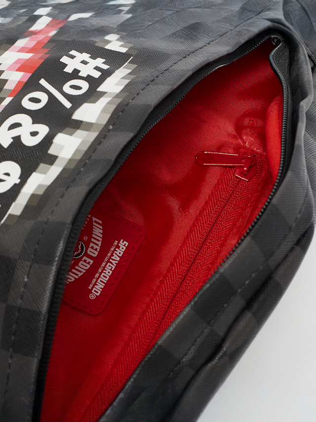 SPRAYGROUND, Censored Savvy Crossbody, grijs, Afbeelding 4 van 5