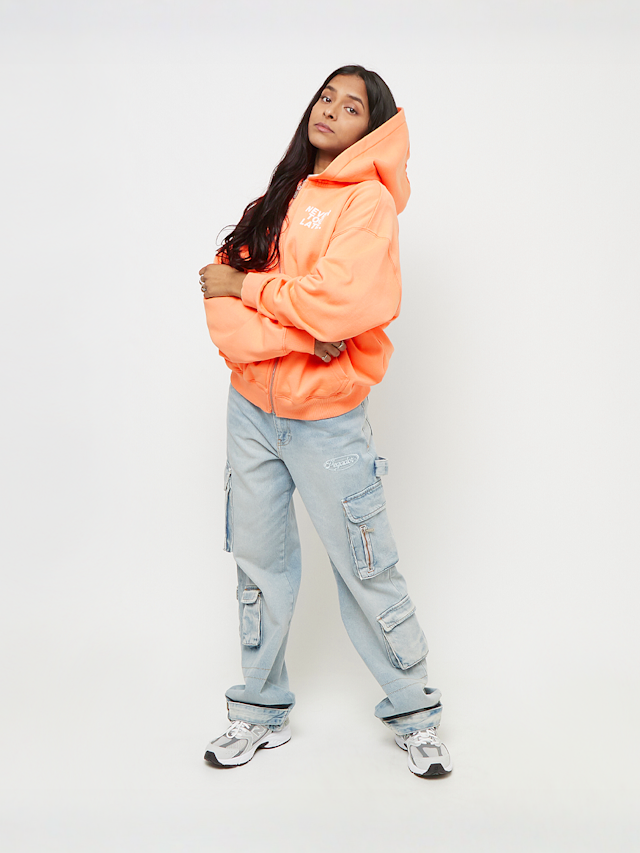 Pegador, Airville Oversized Zip Hoodie, oranje, Afbeelding 5 van 5