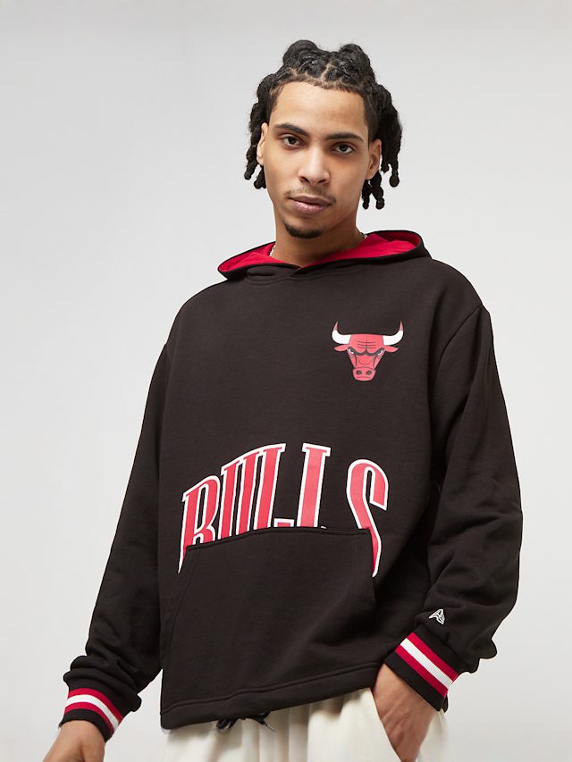 New Era, NBA Arch Graphic Oversized Hoody Chicago Bulls, black, Image 1 of 5