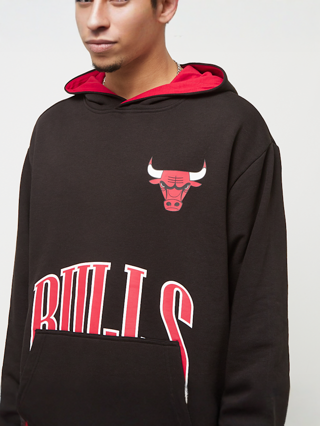 New Era, NBA Arch Graphic Oversized Hoody Chicago Bulls, black, Image 3 of 5