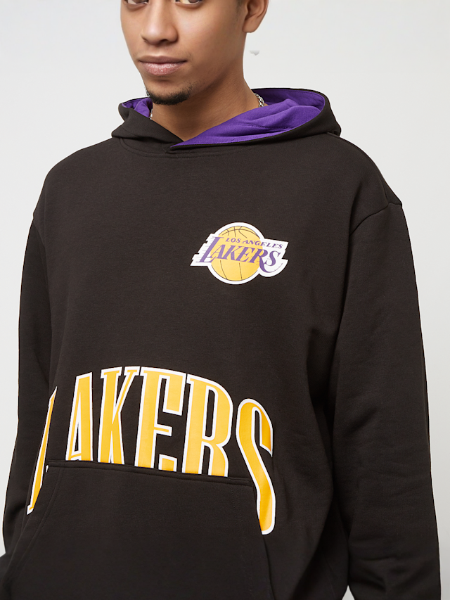 New Era, NBA Arch Graphic Oversized Hoody Los Angeles Lakers, black, Image 3 of 5