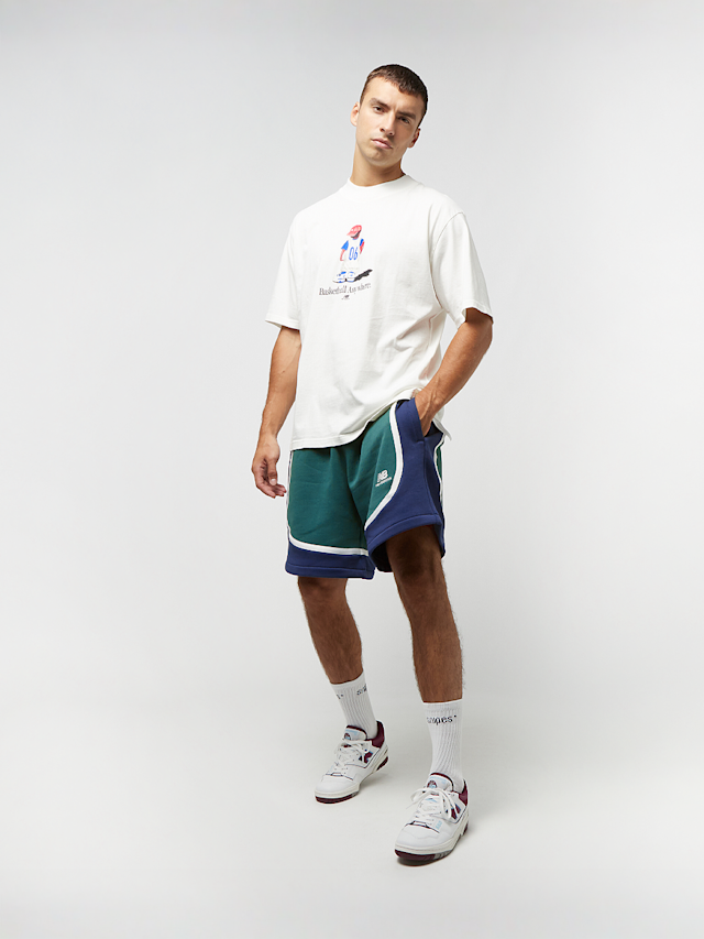 New Balance, Hoops Graphic T-Shirt, wit, Afbeelding 4 van 4