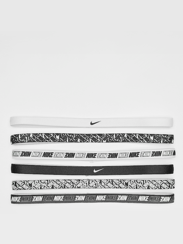 Nike, Headbands Printed (6 Pack), biały, Obraz 1 z 3