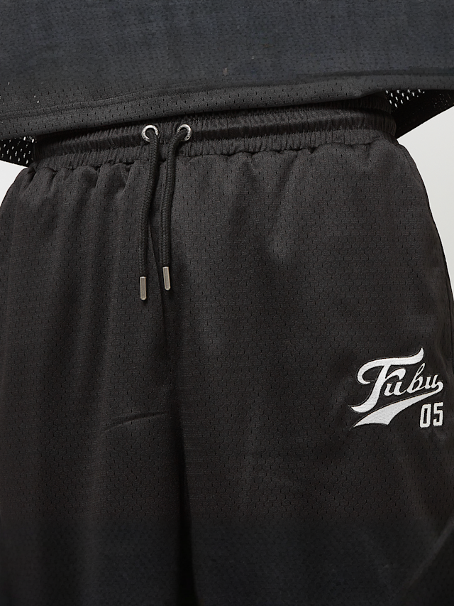 FUBU, Varsity Mesh Shorts, zwart, Afbeelding 3 van 5
