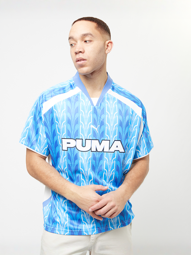 PUMA, Football Jersey All-Over-Print, blue, Image 1 of 4