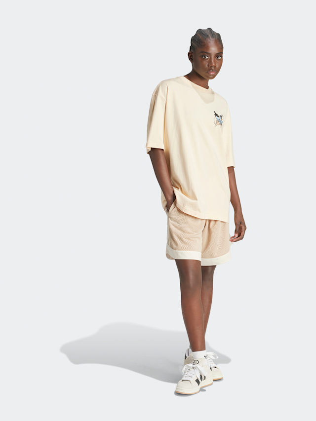 adidas Originals, Mesh Basketball Short, beige, Image 5 of 5