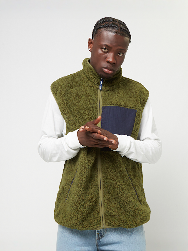 Zoo York, Sherpa Vest, green, Image 1 of 4