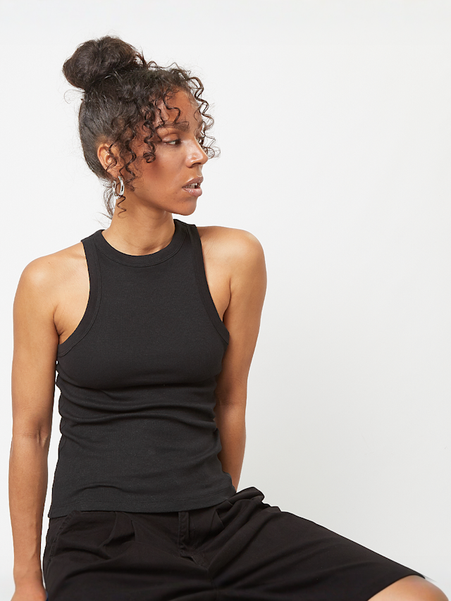 Urban Classics, Racer Back Rib Top, black, Image 1 of 3