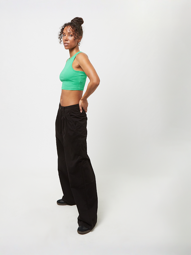 Urban Classics, Cropped Rib Top, green, Image 3 of 3