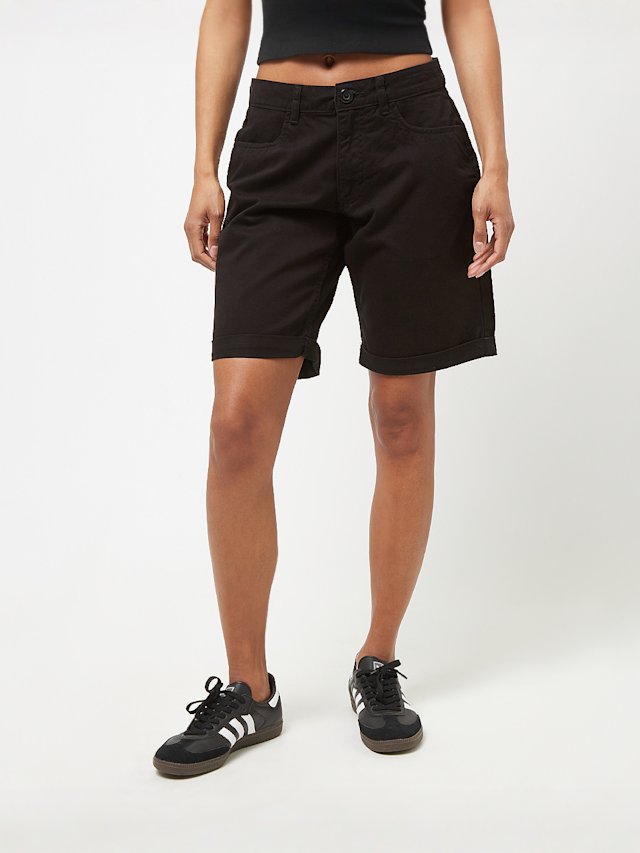 Urban Classics, Ladies Organic Cotton Bermuda Pants, black, Image 1 of 4