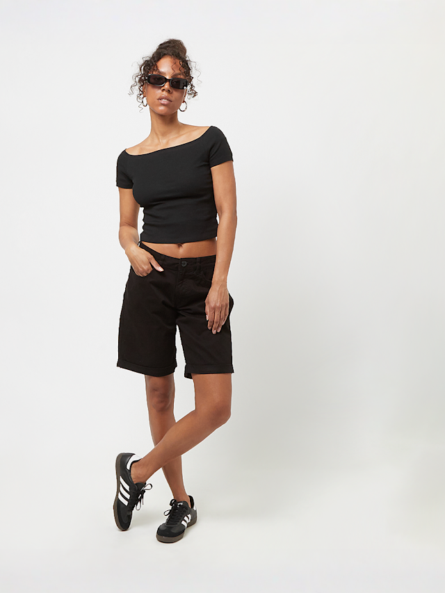 Urban Classics, Ladies Organic Cotton Bermuda Pants, black, Image 4 of 4