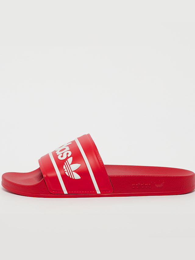adidas Originals, adilette Badslippers, rood, Afbeelding 1 van 5