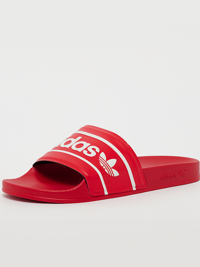 adidas Originals, adilette Badslippers, rood, Afbeelding 2 van 5