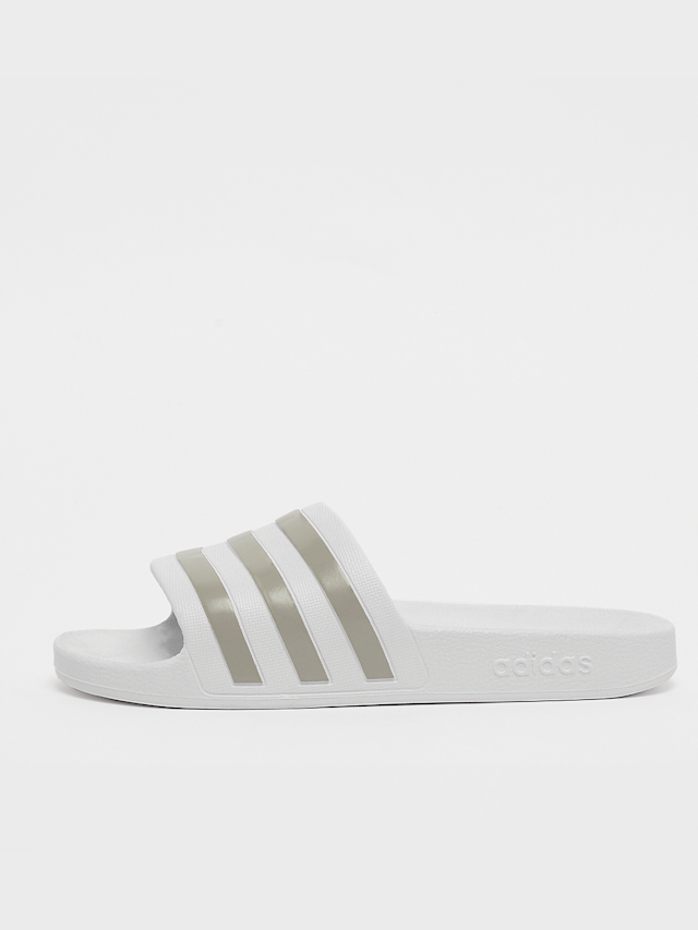 adidas Originals, Adilette Aqua, white, Image 1 of 5