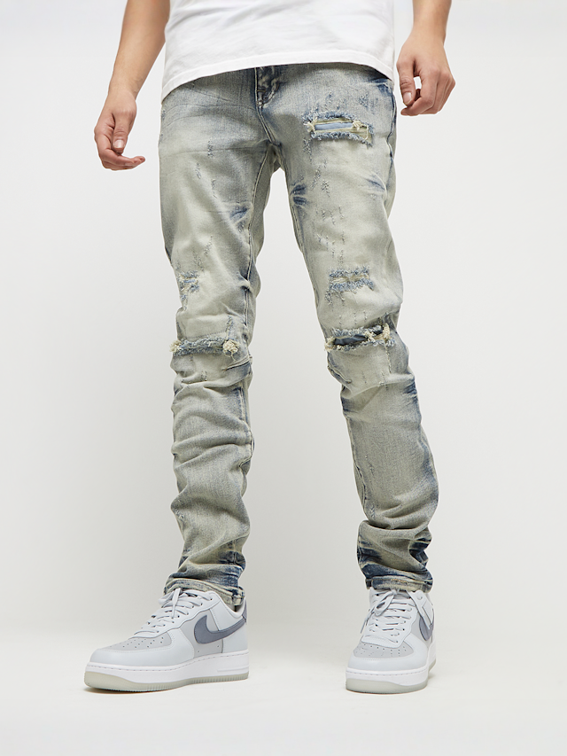 Smoke Rise, Wave Effect Jean, beige, Image 1 of 6