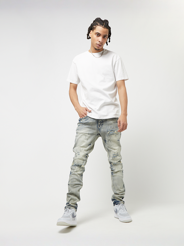 Smoke Rise, Wave Effect Jean, beige, Image 6 of 6