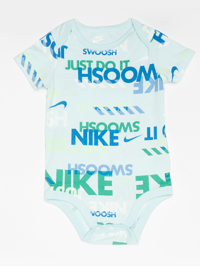Nike, Junior Sportswear Playful Exploration All Over Print Bodysuit Pant Set, blauw, Afbeelding 3 van 7