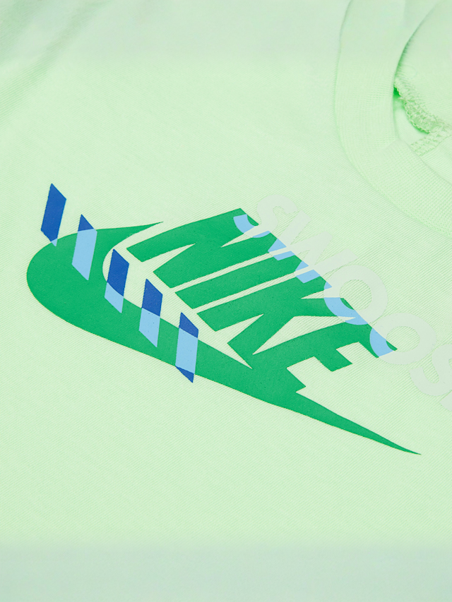 Nike, Sportswear PE Romper Bucket Hat Set (2 Piece), groen, Afbeelding 3 van 5