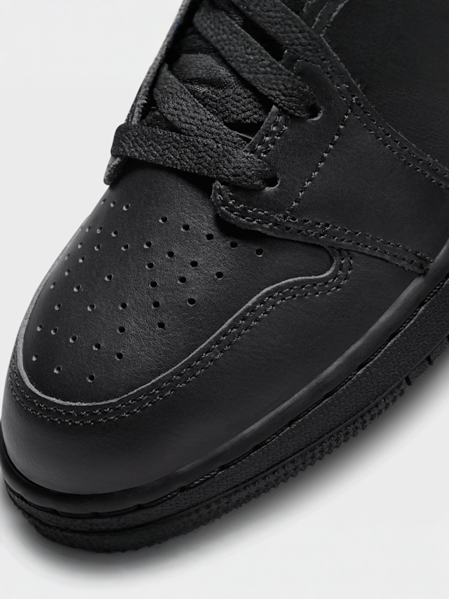 Jordan, Jordan 1 Mid (GS), zwart, Afbeelding 7 van 8