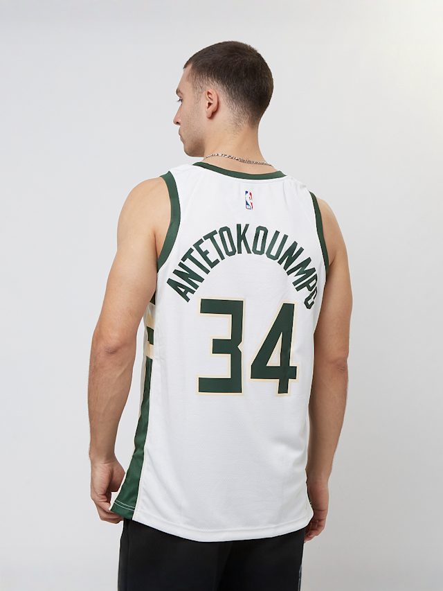 Nike, NBA Antetokounmpo Swingman Jersey, wit, Afbeelding 2 van 8