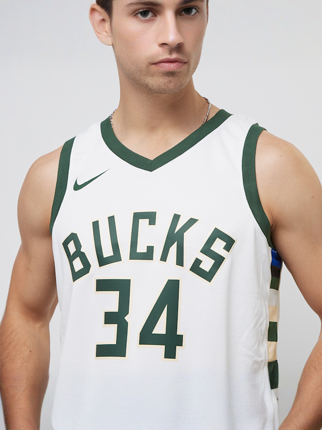 Nike, NBA Antetokounmpo Swingman Jersey, biały, Obraz 3 z 8