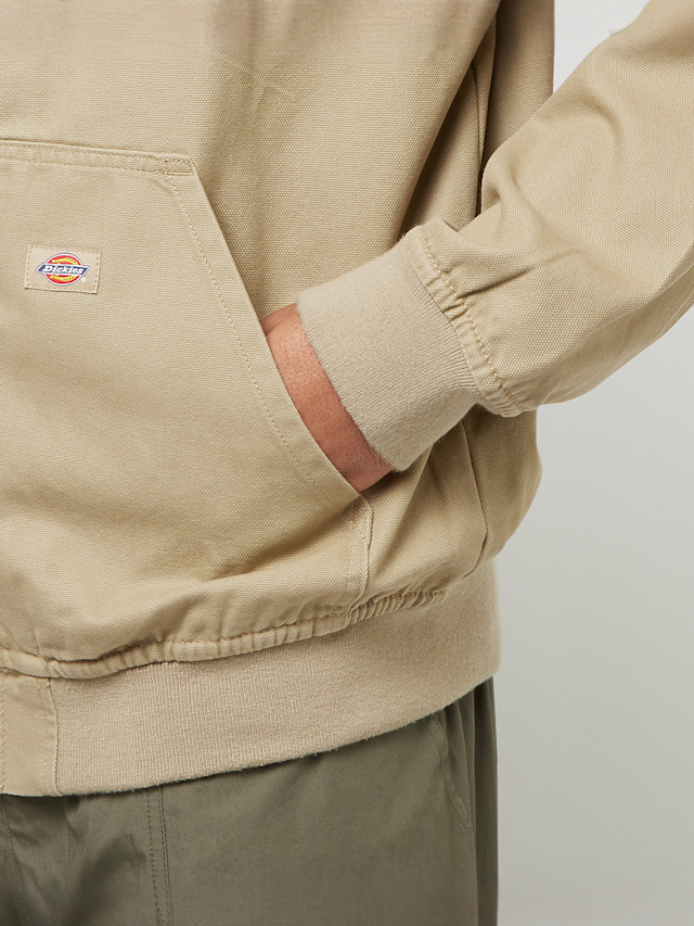 Dickies, Duck Canvas Hooded Unlined Jacket, beige, Image 3 of 4