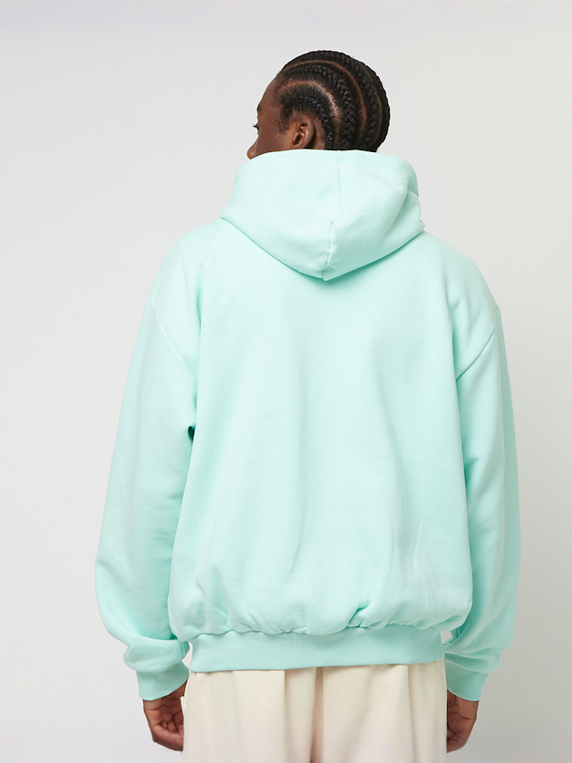 Karl Kani, Small Signature Essential Oversized Zip Hoodie, turquoise, Image 2 of 4