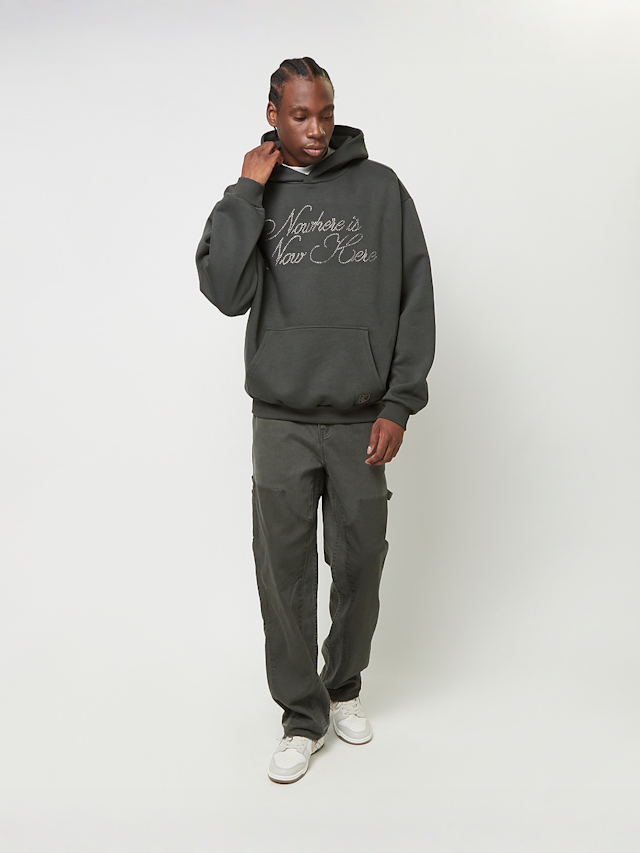 Karl Kani, OG Rhinestone Oversized Hoodie, grijs, Afbeelding 5 van 5