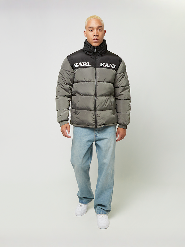 Karl Kani, Retro Essential Puffer Jacket, grey, Image 4 of 4