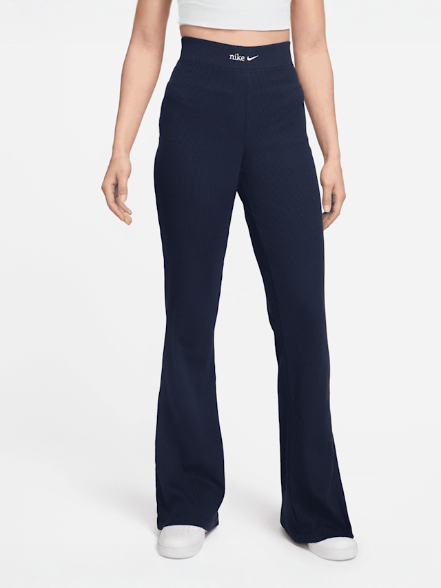 Nike, Sportswear Trend Rib Flared Pants, blue, Image 1 of 5