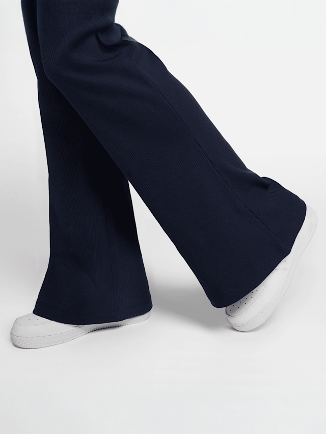 Nike, Sportswear Trend Rib Flared Pants, blue, Image 4 of 5