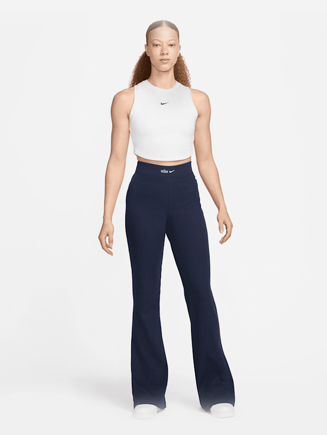 Nike, Sportswear Trend Rib Flared Pants, blue, Image 5 of 5