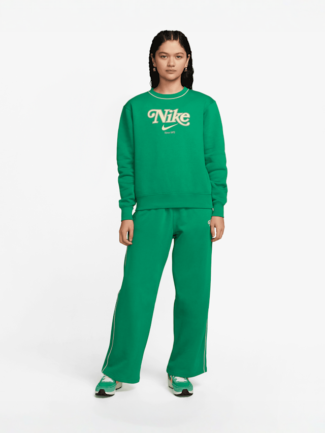 Nike, Sportswear Fleece Crew EF, groen, Afbeelding 4 van 4