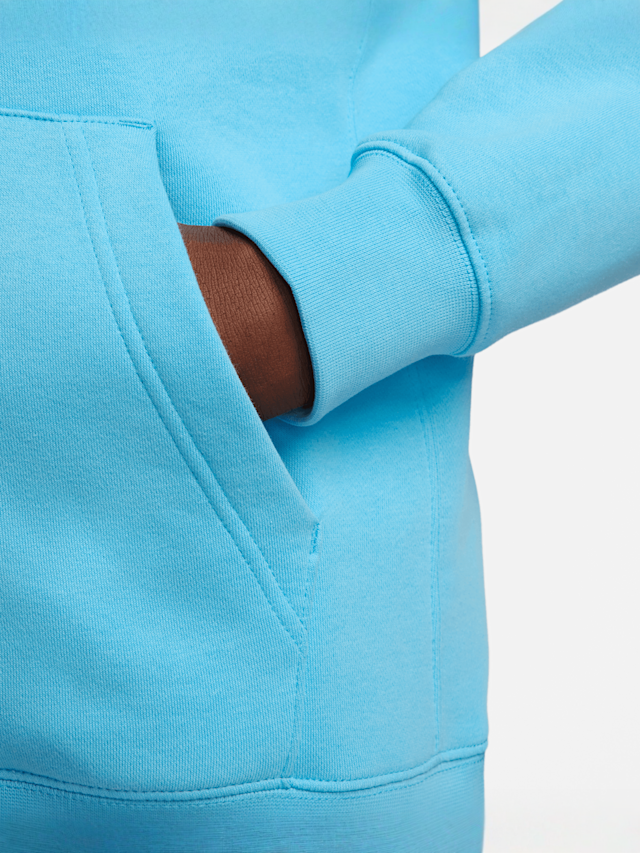 Nike, Sportswear Club Fleece Hoodie, blue, Image 5 of 6