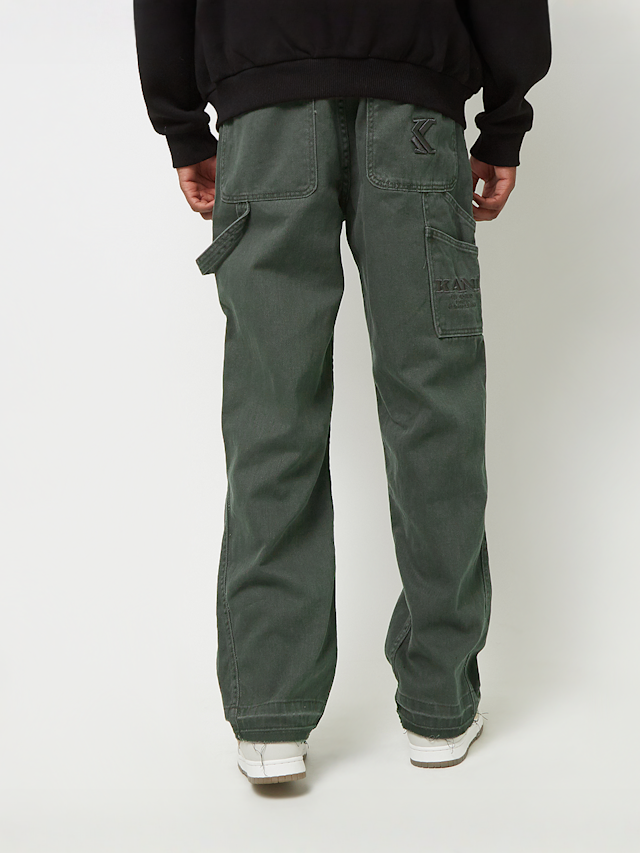 Karl Kani, Og Washed Carpenter Pants, green, Image 2 of 5